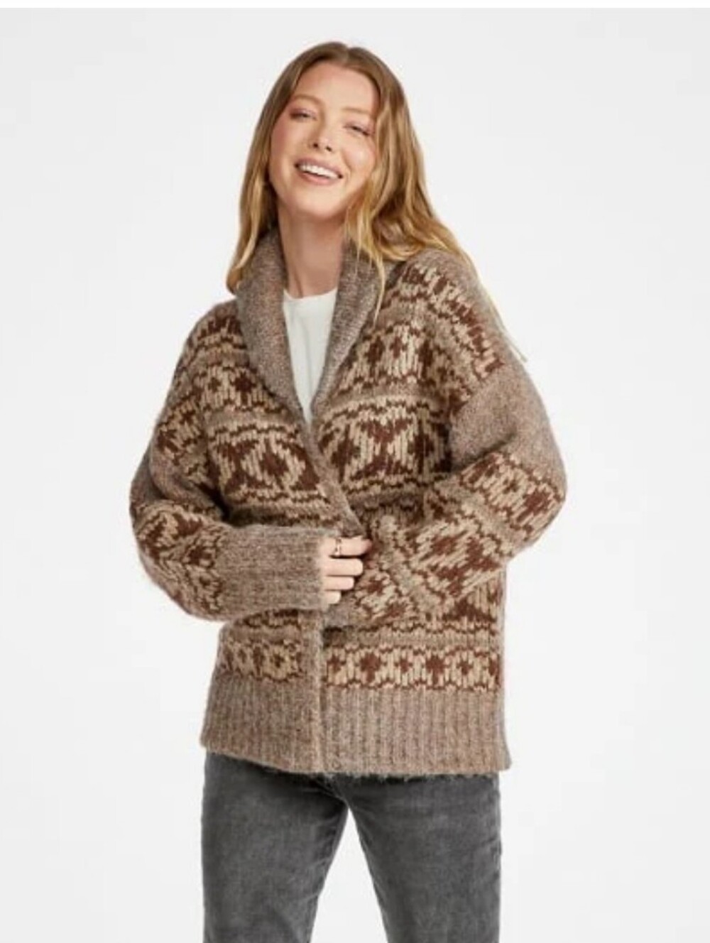 Novelty Shawl Cardigan